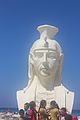 Buste de Cléopâtre sur la plage éponyme