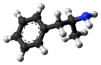Cấu trúc 3D của D-amphetamin
