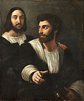 Вероятно Автопортрет с приятел, c. 1518
