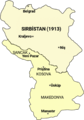 İkinci Balkan Savaşı'nın ardından Sırbistan'ın 1913-1915 yıllarındaki bölgesel genişlemesi