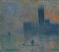 Claudius Monet, Domus Parlamenti (Effectus nebulae), 1903–1904