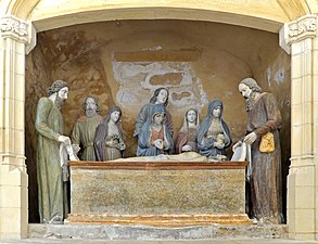 Entombment of Christ in the chapel of Margaret Stewart - Saint-Laon church of Thouars - Deux-Sèvres