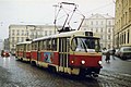 Historický pohled s tramvají T3 z roku 1992