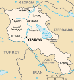 Armenia - Mappa