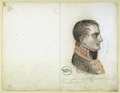 Napoléon Bonaparte, premier Consul, de profil, tourné à droite, by Matthieu Ignace van Bree, 1807