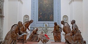 Compianto sul Cristo morto (Guido Mazzoni). Chiesa di Sant'Anna dei Lombardi, Napoli