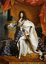 Ludvig XIV av Frankrike, med klackskor.