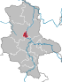 Lage der Stadt Magdeburg in Sachsen-Anhalt