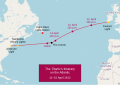Itinerary, Northern Atlantic