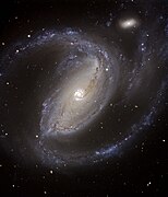 棒渦巻銀河NGC 1097。