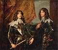 Van Dyck Retrat de Carles-Lluís, duc de Baviera, i el seu germà Robert