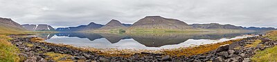 Thumbnail for File:Dýrafjörður, Vestfirðir, Islandia, 2014-08-15, DD 037 PAN.jpg