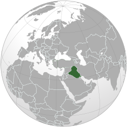 Location of ਇਰਾਕ