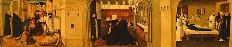 San Vincenzo Ferrer e le sue storie, Colantonio, XV secolo.