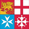 Lav sv. Marka na zastavi Talijanske mornarice