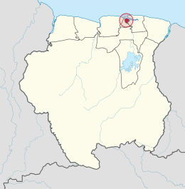 Paramaribo – Localizzazione