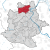 Lage des Stadtbezirks Zuffenhausen