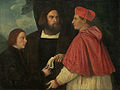 Girolamo and Cardinal Marco Corner Investing Marco, Abbot of Carrara, with His Benefice label QS:Len,"Girolamo and Cardinal Marco Corner Investing Marco, Abbot of Carrara, with His Benefice" circa 1520 date QS:P,+1520-00-00T00:00:00Z/9,P1480,Q5727902