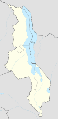 Mapa de localización de Malaui