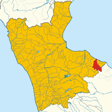 Map of Scala Coeli (Province of Cosenza, region Calabria, Italy 2024).svg
