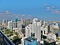 De skyline fan Miami