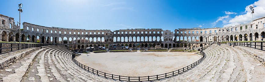 Panorama amfiteatra iznutra