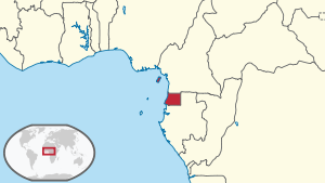 Ekvatoriaal-Guinea asendikaart