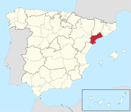 Provincia de Tarragona: situs