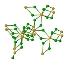 Uranium Tetrachloride crystal structure