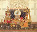 The Emperor Bahadur Shah II Enthroned