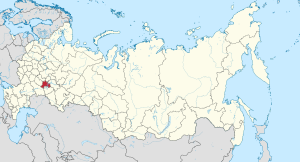 Ульяновская область на карте