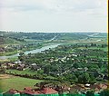 Vista del río Dniéper desde la torre Veseluja