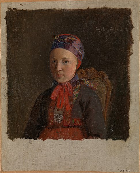 File:Adolph Tidemand - Portrait of Ingeborg Anderdatter Gulsvig - Google Art Project.jpg