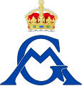 Il monogramma personale di re Giorgio V e della regina Mary.