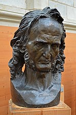 Bust of Niccolò Paganini by french sculptor David d'Angers (1830-1833).