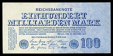 GER-126-Reichsbanknote-100 Billion Mark (1923)