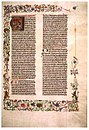 Eine Seite der Mainzer Riesenbibel