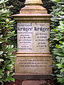 Grabmal Christian Leonhard Krüger, Begründer der Dortmunder Zeitung