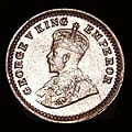 Emisión real acuñada durante el reinado del rey/emperador Jorge V/Royal issue minted during the reign of King/Emperor George V/Ħarġa rjali nħadmet matul ir-renju tar-Re/Imperatur Ġorġ V