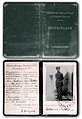 ドイツが121番目に発行したカール・リッターの免許証（1912年）