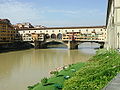 Ponte Vecchio, Florence, herbouwd 1345
