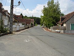 La route départementale 3 en 2011.