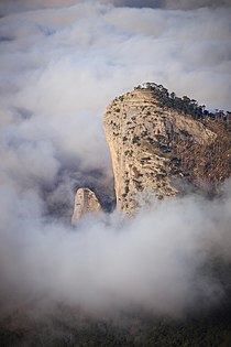 «Шаан-Кая у хмарах», Ялтинський гірсько-лісовий природний заповідник, АР Крим, Олександр Черних