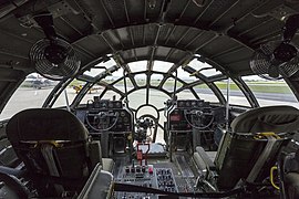 Das Cockpit der B-29 diente als Inspiration für den Millennium Falken.