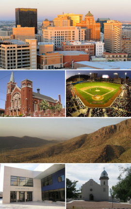 El Paso'dan görüntüler montajı