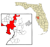 Lokasi di Hillsborough County dan Negara Bagian Florida