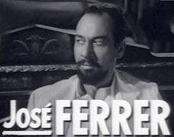 José Ferrer elokuvassa Lavastettu 'paratiisi' (1950).