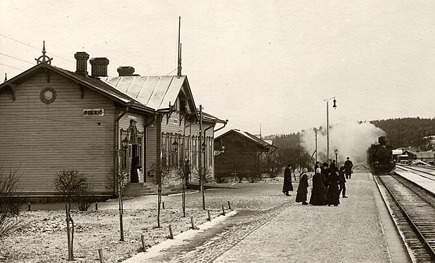 Piikkiön rautatieasema noin 1920-luvulla