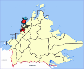 Kart over Kota Kinabalu