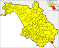Map (in province of Salerno)